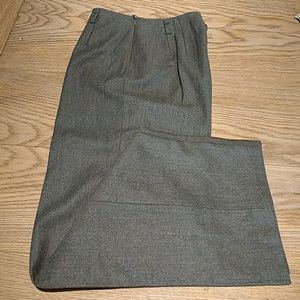 Heathered dark taupe color women's dress pants